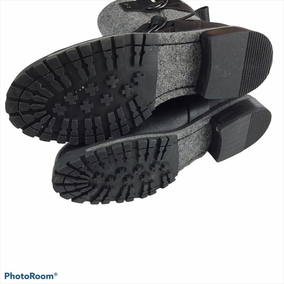 Woolrich Women's Baltimore Harness Leather and Wool Boots Size 7.5 - Picture 5 of 8